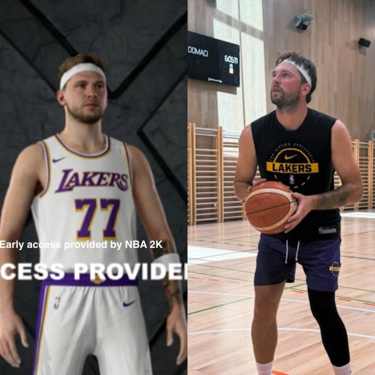全新版本！2K27里的头带版东契奇 与本人有几分相似？